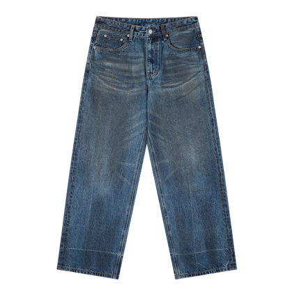 VINTAGE WASH BAGGY DENIM