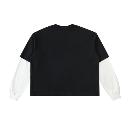 CONTRAST LONG SLEEVE