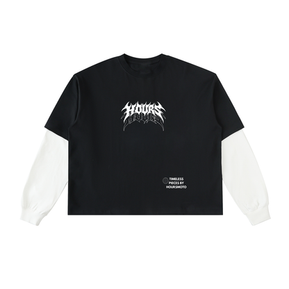 CONTRAST LONG SLEEVE