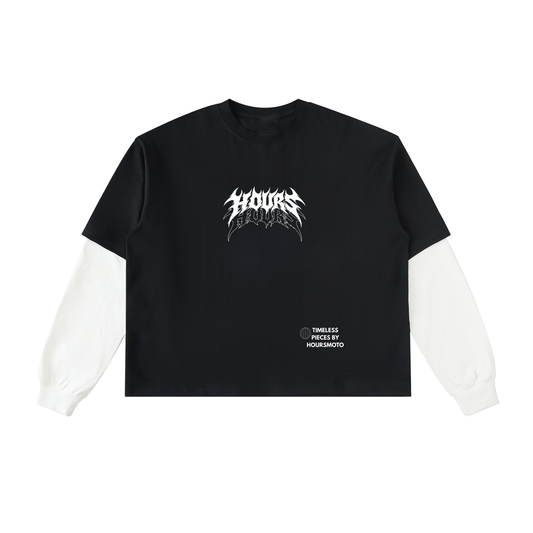 CONTRAST LONG SLEEVE