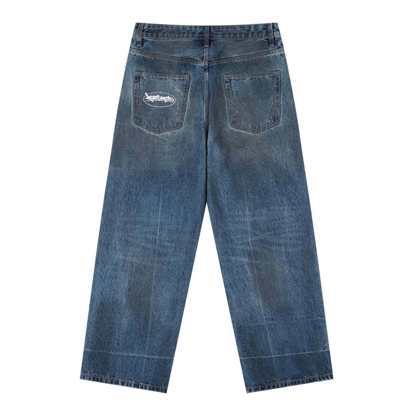 VINTAGE WASH BAGGY DENIM